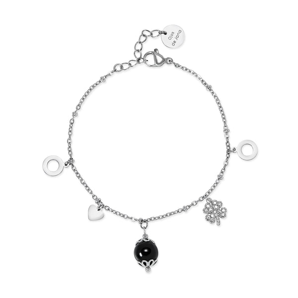 Bracciale Charms Quadrifoglio Su Kokku